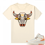 Jordan 2 Orange Sail Maison Chateau Rogue Shirts Sail Rare Air Bull