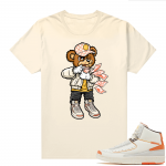 Jordan 2 Orange Sail Maison Chateau Rogue Shirts Sail Rich Bear