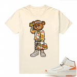 Jordan 2 Orange Sail Maison Chateau Rogue Shirts Sail Soulja Bear