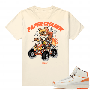 Jordan 2 Orange Sail Maison Chateau Rogue Shirts Sail TopRank Paper Chaser Bear