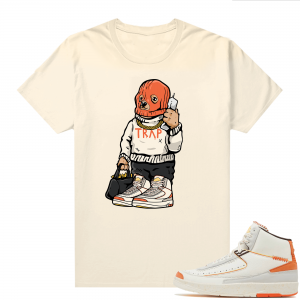 Jordan 2 Orange Sail Maison Chateau Rogue Shirts Sail Trap Bear