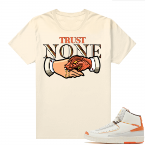 Jordan 2 Orange Sail Maison Chateau Rogue Shirts Sail Trust None