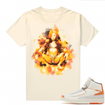 Jordan 2 Orange Sail Maison Chateau Rogue Shirts Sail Watercolor Lil Kim