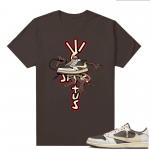 Travis Scott Jordan 1 Low Reverse Mocha Shirts Brown Fly Kicks Travis 1s