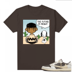 Travis Scott Jordan 1 Low Reverse Mocha Shirts Brown The Future is Bright