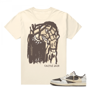 Travis Scott Jordan 1 Low Reverse Mocha Shirts Sail Abstract Cactus Jack