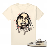 Travis Scott Jordan 1 Low Reverse Mocha Shirts Sail Cactus Jack