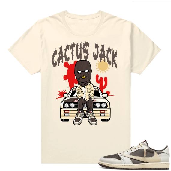 Travis Scott Jordan 1 Low Reverse Mocha Shirts Sail Cactus Jack Jackboys