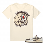 Travis Scott Jordan 1 Low Reverse Mocha Shirts Sail Cactus Skull V2