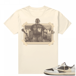 Travis Scott Jordan 1 Low Reverse Mocha Shirts Sail Greetings From Houston