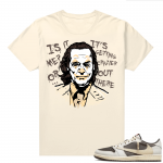 Travis Scott Jordan 1 Low Reverse Mocha Shirts Sail Joker