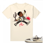 Travis Scott Jordan 1 Low Reverse Mocha Shirts Sail Jumpman Travis