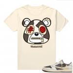 Travis Scott Jordan 1 Low Reverse Mocha Shirts Sail Misunderstood Bear