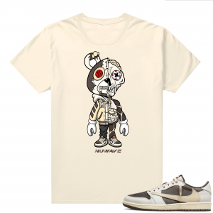 Travis Scott Jordan 1 Low Reverse Mocha Shirts Sail Nuwave Bear Anatomy