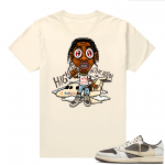 Travis Scott Jordan 1 Low Reverse Mocha Shirts Sail Travis Toon