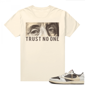 Travis Scott Jordan 1 Low Reverse Mocha Shirts Sail Trust No One