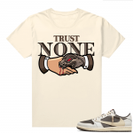 Travis Scott Jordan 1 Low Reverse Mocha Shirts Sail Trust None