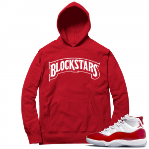 Cherry 11s  Hoodie Red Blockstars