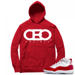 Cherry 11s  Hoodie Red CEO