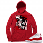 Cherry 11s  Hoodie Red Gior Medusa