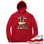 Cherry 11s  Hoodie Red Grinch 11s