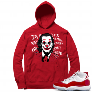 Cherry 11s  Hoodie Red Joker