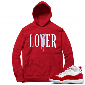 Cherry 11s  Hoodie Red Lover Loser