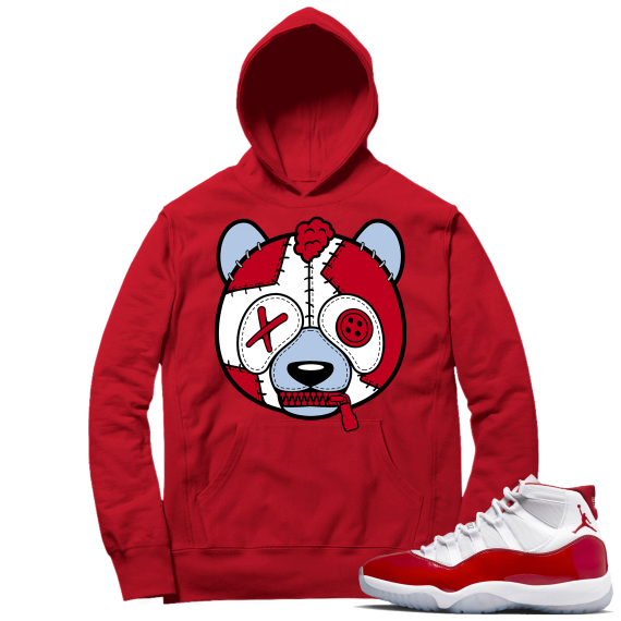 Cherry 11s  Hoodie Red Misunderstood Panda