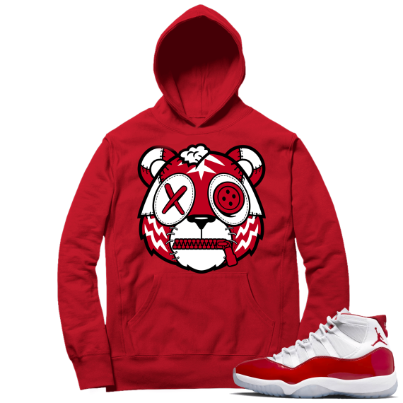 Cherry 11s  Hoodie Red Misunderstood Tiger