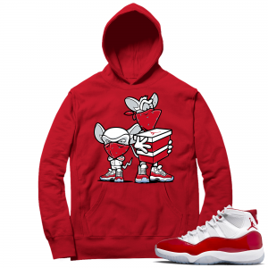 Cherry 11s  Hoodie Red Sneaker Heist