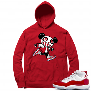 Cherry 11s  Hoodie Red Sneaker Panda