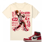 Chicago 1s Lost and Found  Shirt Sail MJ Flair