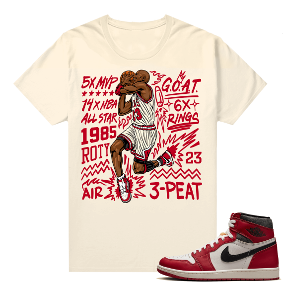 Chicago 1s Lost and Found  Shirt Sail MJ Goat