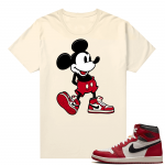 Chicago 1s Lost and Found  Shirt Sneakerhead Mickey