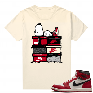 Chicago 1s Lost and Found  Shirt Sneakerhead Snoopy