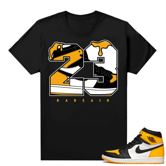 Jordan 1 Taxi Shirts  Black 23 Drip