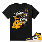 Jordan 1 Taxi Shirts  Black Laughing to the Bank