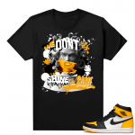 Jordan 1 Taxi Shirts  Black Medusa