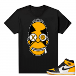 Jordan 1 Taxi Shirts  Black Misfit Homer