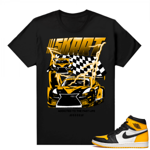 Jordan 1 Taxi Shirts  Black SKRRT