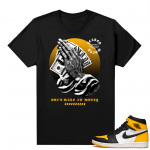 Jordan 1 Taxi Shirts  Black Scared Money