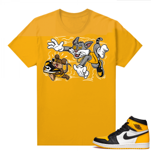 Jordan 1 Taxi Shirts  Yellow Gold Finessed