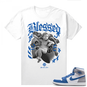 Jordan 1 True Blue shirts  Gior Divine Blessed