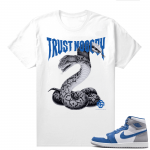 Jordan 1 True Blue shirts  Gior Trust Nobody