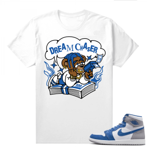 Jordan 1 True Blue shirts  White Dream Chaser