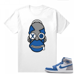 Jordan 1 True Blue shirts  White Misfit Homer