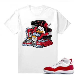 Jordan 11 Cherry shirts  White Bred Up