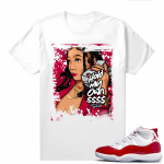 Jordan 11 Cherry shirts  White Hold my Own