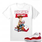 Jordan 11 Cherry shirts  White Kicks Story