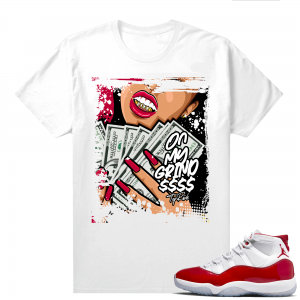 Jordan 11 Cherry shirts  White On My Grind